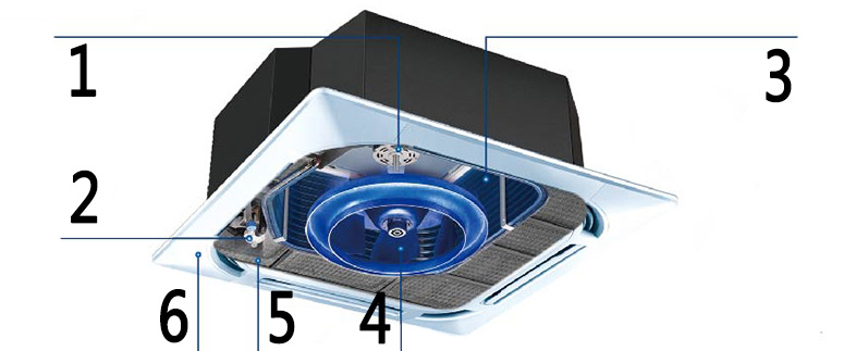 卡式风机盘管的结构图